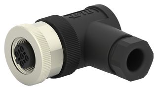TE CONNECTIVITY T4112501041-000 SENSOR CONN, M12, R/A, RCPT, 4POS, CABLE