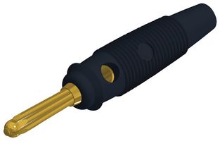 HIRSCHMANN TEST AND MEASUREMENT 930727700 CONN, BANANA, PLUG, 30A, SOLDER, BLK