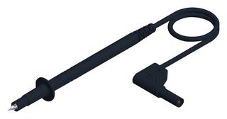 HIRSCHMANN TEST AND MEASUREMENT 934158100 TEST LEAD, PROBE-4MM R/A BANANA PLUG, 1M