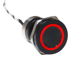 BULGIN LIMITED MC19LOBRG CAPACITIVE SW, DPDT, 0.01A, 12V, GRN/RED