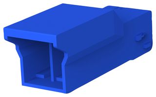 TE CONNECTIVITY 2-1565085-3 RCPT HOUSING, 2POS, PA 66, BLUE
