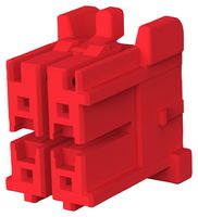 TE CONNECTIVITY 3-1971905-2 CONN HOUSING, HEADER, 4POS, 2ROW, 3.3MM