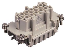 TE CONNECTIVITY T2040104201-000 HEAVY DUTY INSERT, RCPT, 10+PE, 12AWG