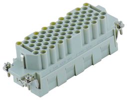 TE CONNECTIVITY T2051283201-007 HEAVY DUTY INSERT, RCPT, 64+PE, 12AWG