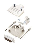 AMPHENOL COMMUNICATIONS SOLUTIONS L17MHDM15+L717SDA15P D SUB CONNECTOR, PLUG, 15POS, SOLDER