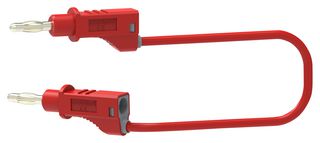 MULTICOMP PRO 72-13770 TEST LEAD, 4MM STACK BANANA PLUG, 250MM