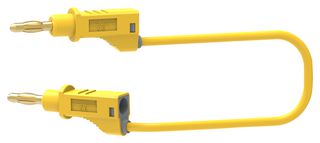 MULTICOMP PRO 72-13882 TEST LEAD, 4MM STACK BANANA PLUG, 500MM