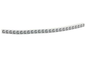 HELLERMANNTYTON 901-11080 CABLE MARKER, PRE PRINTED, PVC, WHITE