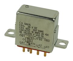TE CONNECTIVITY - CII FCB-205-0224M POWER RELAY, DPDT, 28VDC, 5A, PANEL