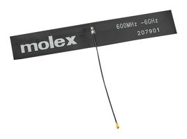 MOLEX 207901-0100. CELLULAR ANTENNA, 3-6GHZ, 5.4DBI
