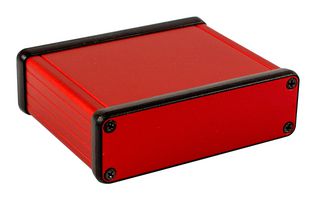 HAMMOND 1455L801RD SMALL ENCLOSURE, ALUM, RED