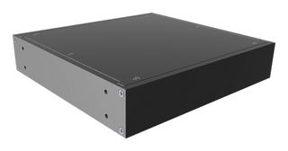 HAMMOND RM1U0808SBK RACK MOUNT CABINET, ALUM, BLACK
