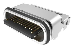 AMPHENOL COMMUNICATIONS SOLUTIONS 124019362112A USB CONN, 3.1 TYPE C, RCPT, 24POS, SMT