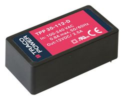TRACO POWER TPP 30-103-D POWER SUPPLY, AC-DC, 3.3V, 6A