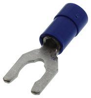 MOLEX 19099-0034 TERMINAL, FORK TONGUE, #10, BLU, 14AWG