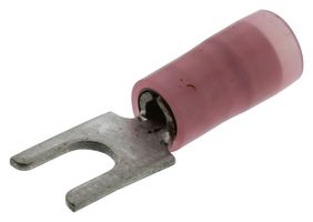MOLEX 19139-0018 TERMINAL, FORK TONGUE, #6, 18AWG, RED
