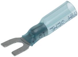 MOLEX 19164-0070 TERMINAL, FORK TONGUE, #8, YEL, 10AWG