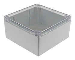 HAMMOND 1554WA2GYCL SMALL ENCLOSURE, PC, GREY/CLEAR