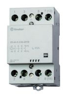 FINDER 224400124610 MODULAR CONTACTOR, DPST-NO/NC, 22A, 440V