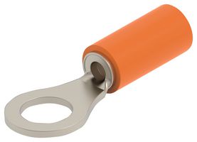 TE CONNECTIVITY 1577633-1 TERMINAL, RING TONGUE, #10, 16AWG, ORG