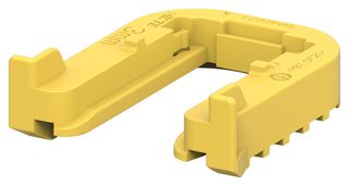 TE CONNECTIVITY 1564562-1 MOUNTING CLIP, PBT GF, YELLOW