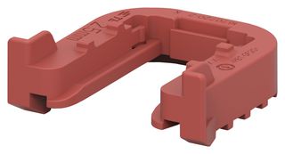 TE CONNECTIVITY 1670720-2 MOUNTING CLIP, PBT GF, RED