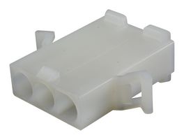 MOLEX 19-09-2037 PLUG HOUSING, 3POS, NYLON 6.6, NATURAL