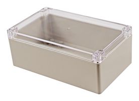 MULTICOMP PRO MP000927 SMALL ENCLOSURE, ABS, BEIGE/CLEAR