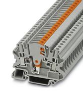 PHOENIX CONTACT 3047453 DINRAIL TERMINAL BLOCK, 2WAY, 10AWG, GRY