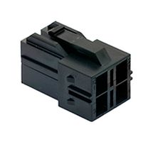 MOLEX 151207-2406 CONN HOUSING, RCPT, 4POS, 6.5MM, BLACK