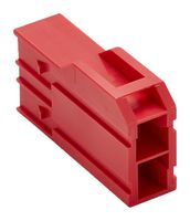 MOLEX 203438-2209 CONN HOUSING, PLUG, 2POS, 6.5MM, RED