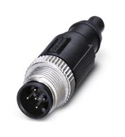PHOENIX CONTACT 1507816 CONN, CIRCULAR, PLG, 5WAYS, CRIMP