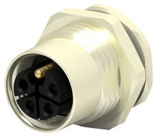 TE CONNECTIVITY T4141L12041-000 SENSOR CONNECTOR, 3P+PE POS, RCPT, PANEL