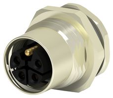 TE CONNECTIVITY T4141L12051-000 SENSOR CONNECTOR, 4P+PE POS, RCPT, PANEL