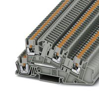 PHOENIX CONTACT 3213961 DIN RAIL TB, PUSH IN, 4POS, 26-12AWG
