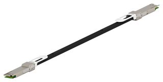 TE CONNECTIVITY 2323765-1 I/O CABLE, QSFP-DD 76P PLUG-PLUG, 500MM