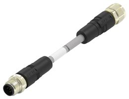 TE CONNECTIVITY TAA755A1611-060 SENSOR CORD, 5P M12 PLUG-M12 RCPT, 19.7'