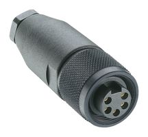 LUMBERG AUTOMATION RKC 50/11 7/8" SENSOR CONN, FEMALE, 4P+PE, CABLE