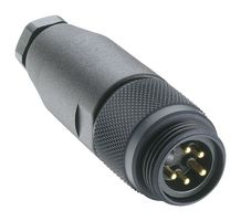 LUMBERG AUTOMATION 11593 7/8" SENSOR CONN, MALE, 4P+PE, CABLE