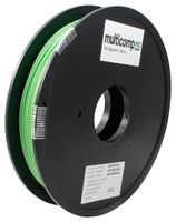 MULTICOMP PRO MP002281 3D PRINTER FILAMENT, PLA/1.75MM/GRN/500G ROHS COMPLIANT: YES