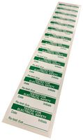 MULTICOMP PRO MP003336 LABEL, 38MMX15MM, NYLON/VINYL, GRN/WHT