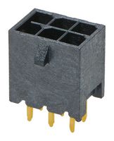 MOLEX 206832-1802 CONNECTOR, HEADER, 18POS, 2ROW, 3MM