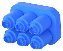 TE CONNECTIVITY 1586359-6 CABLE SEAL, 2.11MM, SILICONE RUBBER
