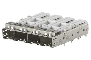 TE CONNECTIVITY - AMP 1761008-3 SFP CAGE, 4 PORT, PRESS FIT