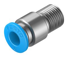 FESTO QS-1/8-6-I PUSH-IN FITTING, 6MM, R1/8, 11.8MM