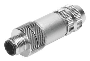 FESTO NECU-M-S-D12G4-C2-ET SENSOR CONNECTOR, M12, FEMALE, 4 POS