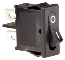 MULTICOMP PRO MP004427 ROCKER SW, SPST, 6A, 250VAC, BLK, PANEL