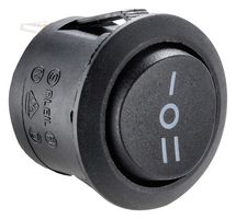 MULTICOMP PRO MP004431 ROCKER SW, SPST, 6A, 250VAC, BLK, PANEL