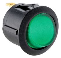 MULTICOMP PRO MP004435 ROCKER SW, SPST, 24VDC, GREEN, PANEL