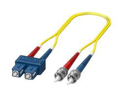 PHOENIX CONTACT 1115580 FIBRE CABLE, ST DUPLEX-SC DUPLEX, SM, 3M